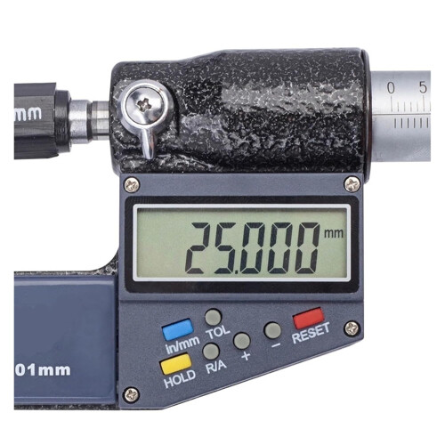 Micrometer, Syntek 0.001mm Digital Outside Micrometer 75100mm Carbide Tip 1