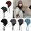 Bonnet à rayures en tricot lavable, facile-rayures noires 5