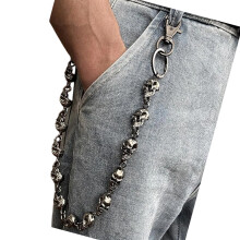 Chaîne de pantalon squelette évidé pour jean, chaîne de-G