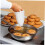 2pcs Doughnut Maker Tool Pastry Molds for Easy Baking Compact Bakeware for Homemade Donuts and Biscuits 5