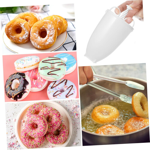 2pcs Doughnut Maker Tool Pastry Molds for Easy Baking Compact Bakeware for Homemade Donuts and Biscuits 2