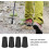 Hiking Pole Tip End 4 Pack to Enhance Stability on Various Terrains 4