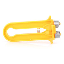 YFUK 1Pc 135 * 65mm Beehive Frame Cable Wire Tightener Tensioner Beekeeping Retractor Crimper Tool Plastic Yellow