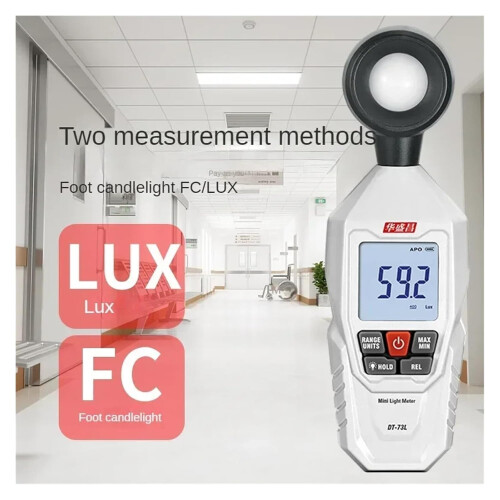 DT73L Mini Digital Illuminance Meter  Precision Photometric Lab Device 1