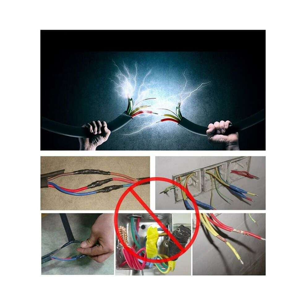 Compact Terminal Wire Connectors, Lever Wire Connectors Flame Retardant Insulation For Universal Compatibility, Spring Clamping Technology Fast 9128293322751