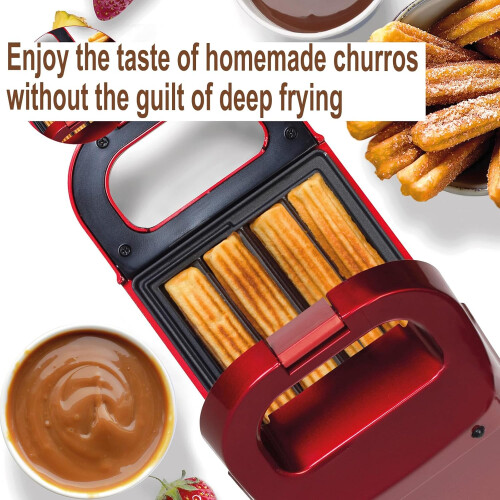 Doughnut Maker, 750W Electric NonStick Dessert Maker Machine with Recipe 1