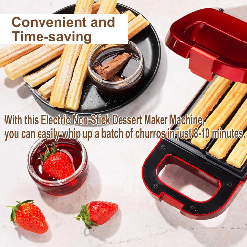 Doughnut Maker, 750W Electric NonStick Dessert Maker Machine with Recipe 2