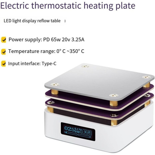 Mini Constant Temperature Heating Plate G3061 for efficient PCB soldering and  work 2