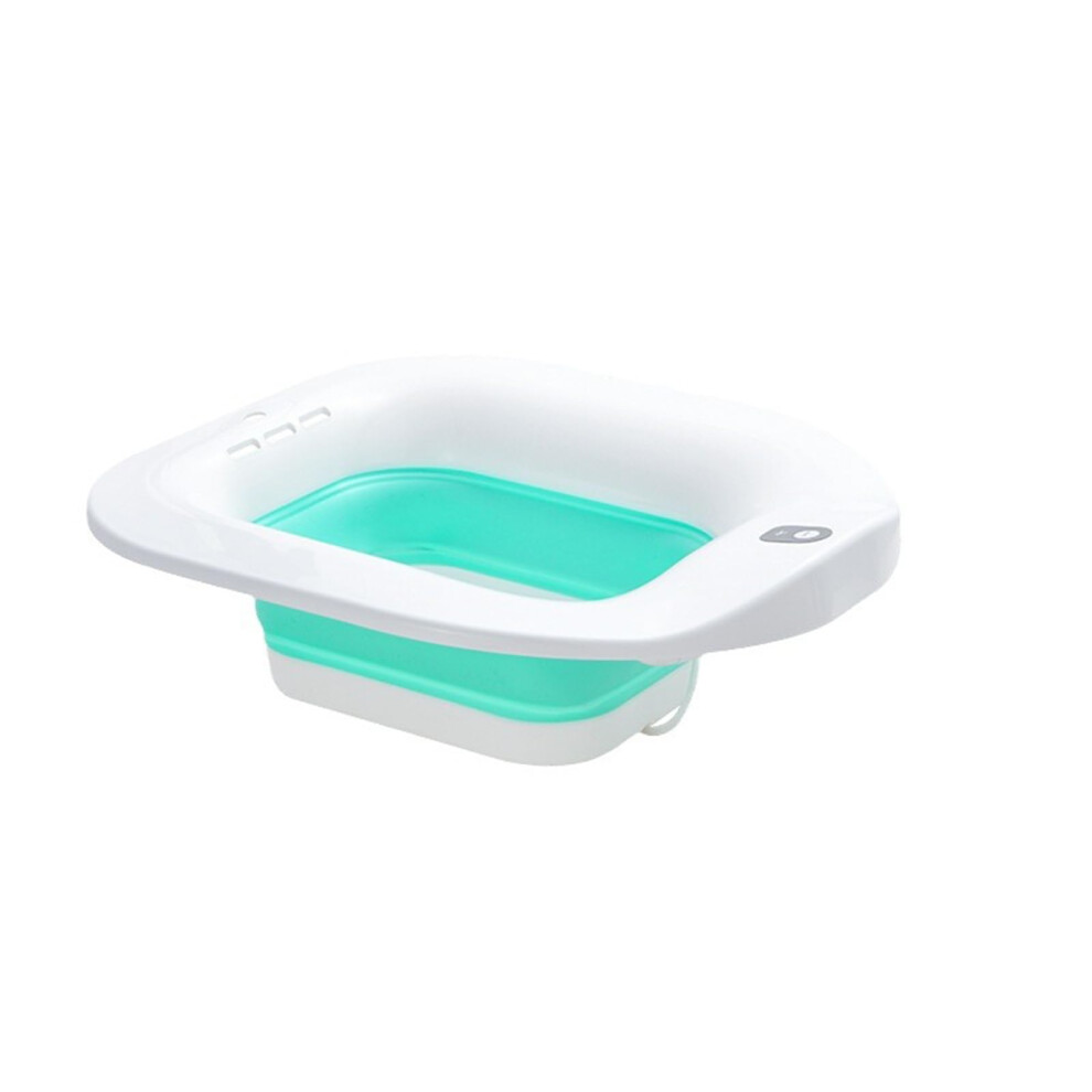 Sitting Bath for Toilet, Hemorrhoid Seated Bath, Toilet Seat, Postpartum Care, Perineal Bath, Women, Portable, Collapsible Universal Fit