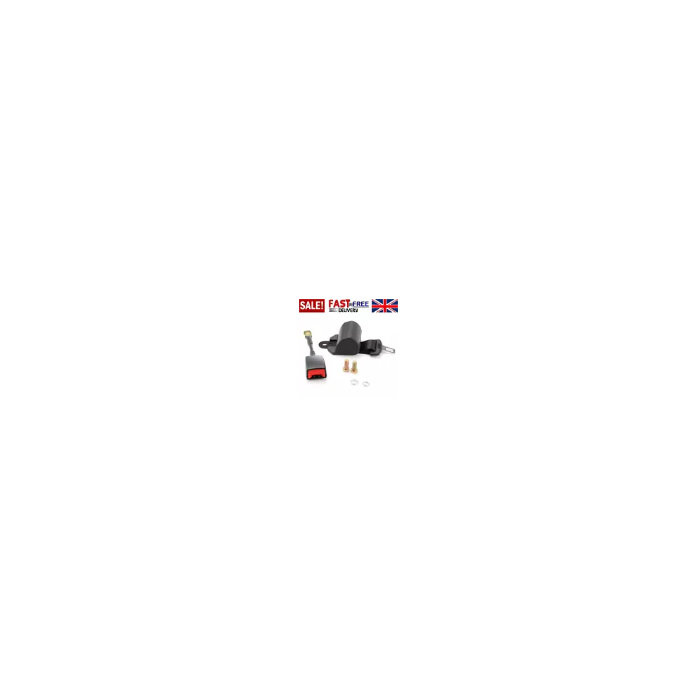 High Webbing Strength Seat Belt, Adj To 120Cm, Automatic Locking Retractable Reel, For Engineering Vehicles, Tractors, Mowers, Buggies, Supplied With 9190834284941