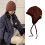 Bonnet à rayures en tricot lavable, facile-rayures roses 3
