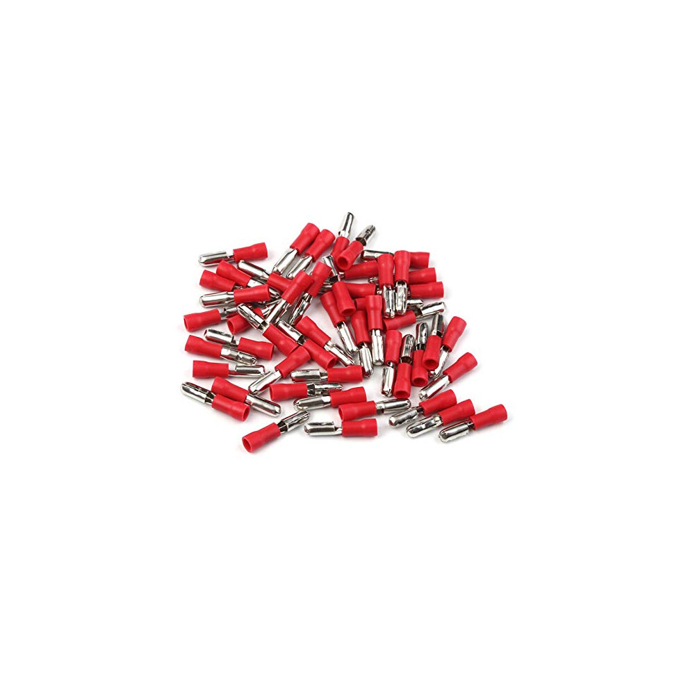 100Pcs/Set Insulated Cold Pressing Connector Female/Male Wire Butt Electrical Crimp Terminal Connector Kit For 2218Awg 9412369797933