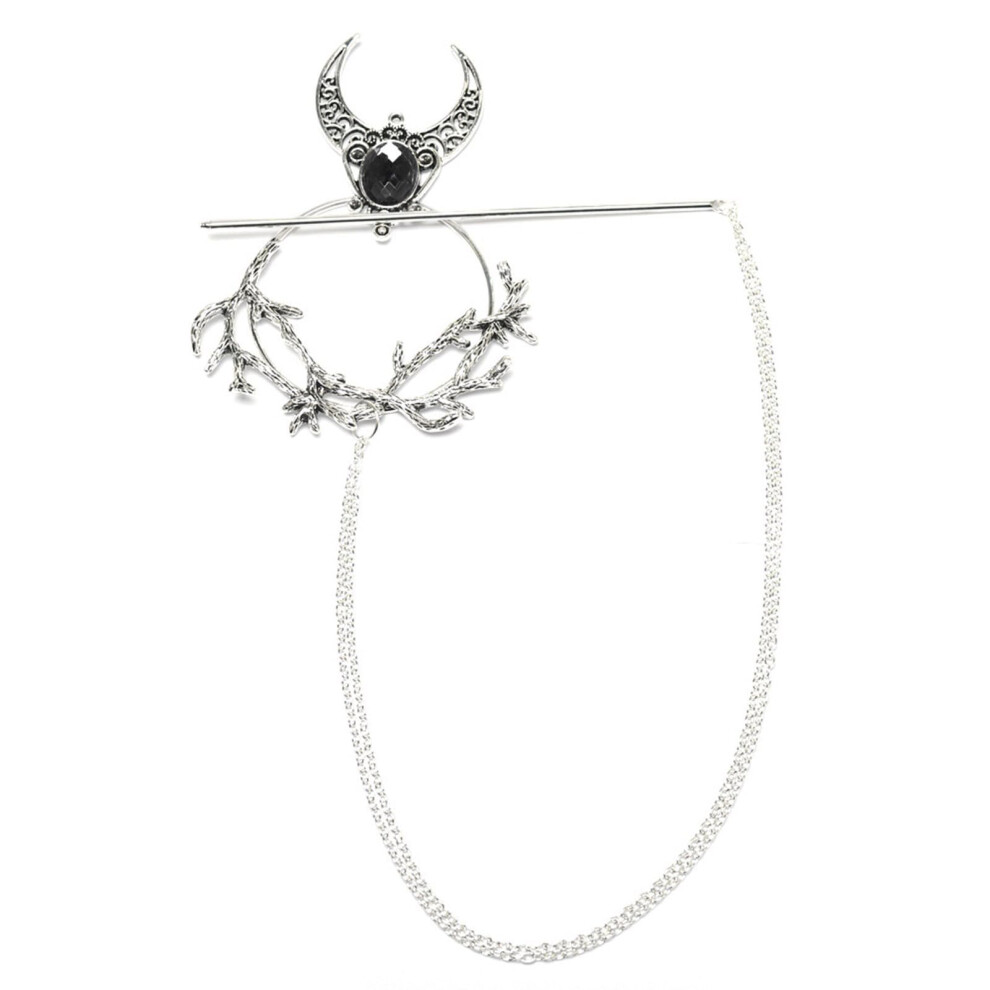 Enchanting hair accessory, unique hairpin for fashion lovers seeking distinctive styles, Black