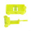 Arrow Level for Compound Bow Accurate Nock Installation and Tuning Tool (Yellow) 1