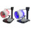 Creative Desktop USB Fan With Plane Engine Shape Adjustable Speed and Direction for Office Decoration Blue Light 5
