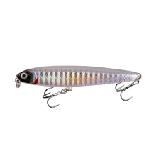 1Pc Sinking Pencil Fishing Lure Wobbler 8 cm 1014g Bass Artificial Hard Bait Minnow Jigging Pesca Fishing Tool (Color : 6, Size : 80mm14g)