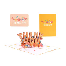 3D PopUp Thank You Greeting Cards for Teachers All Occasion