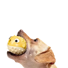 Squeaky Treat Ball - Durable Dog Chew Toy-Two-pack