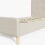 Ashbourne 90cm Single Fabric Bed Frame Natural 5