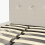 Ashbourne 90cm Single Fabric Bed Frame Natural 7