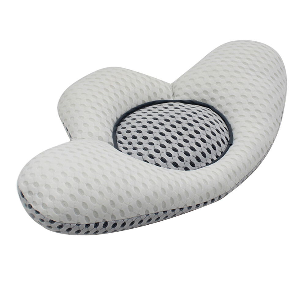 Portable Office Chair Lumbar Pad for Pregnant Women, Ergonomic Lumbar Support Pillow for Bed, Breathable Mesh Lumbar Pillow for Desk Workers, Memory F