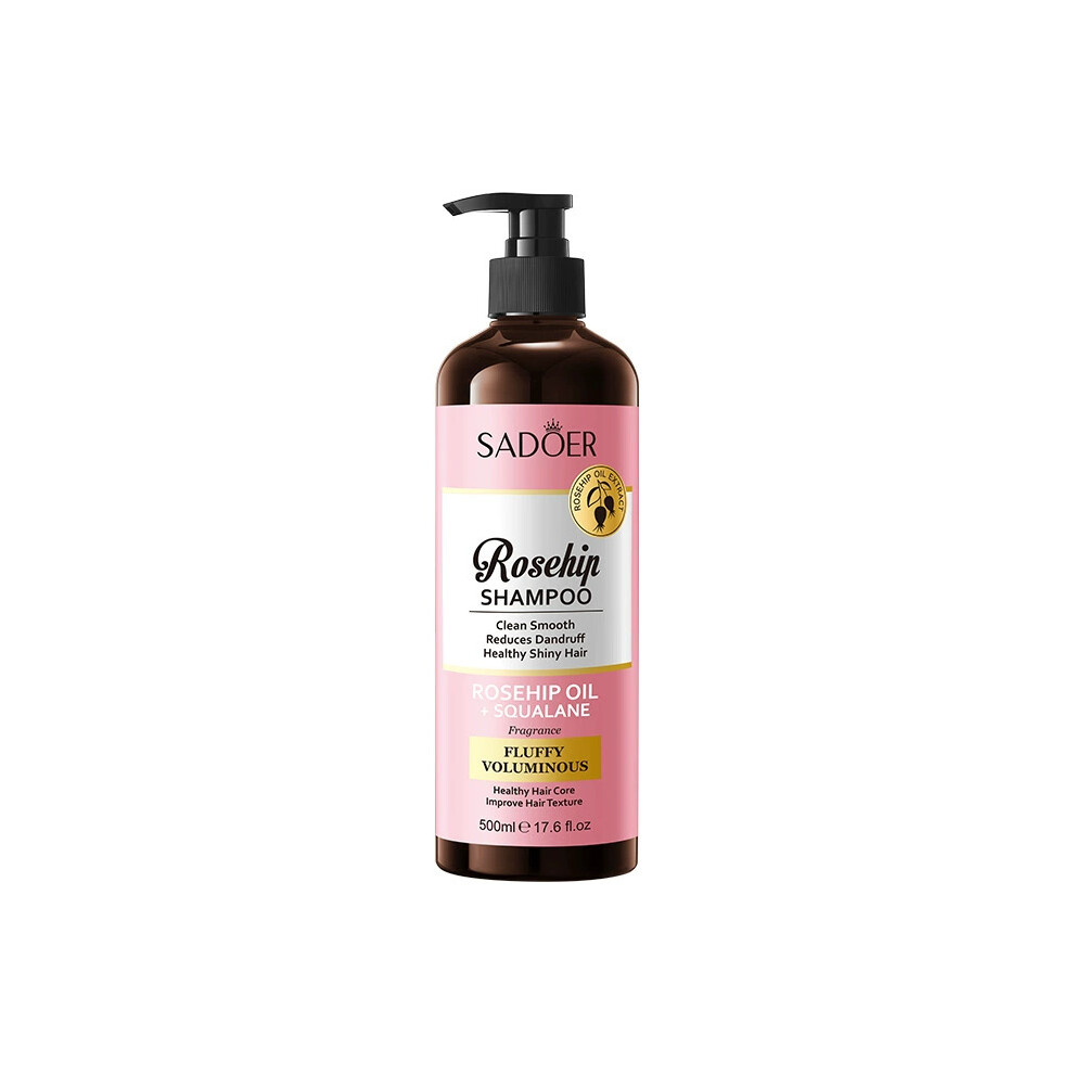 (Rose hips 500ml) SADOER nourishing anti-hair loss shampoo cleansing shampoo