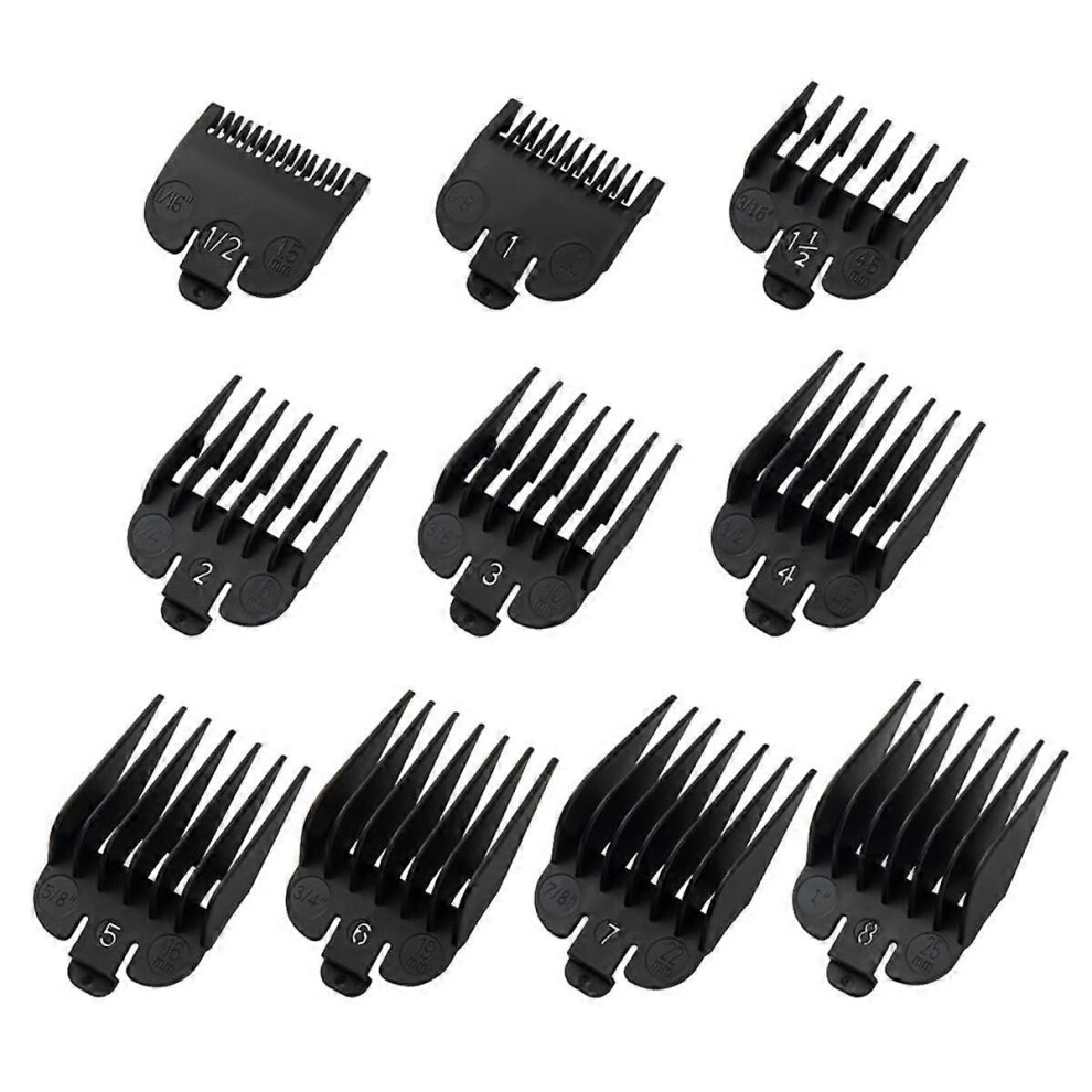 10PCS Clipper Guards Set for Most Clippers and FX8