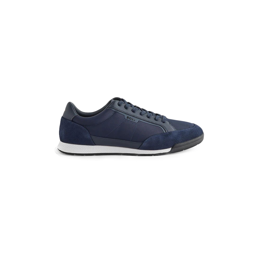 Hugo Boss Nitan Trainers Dark Blue Uk 6