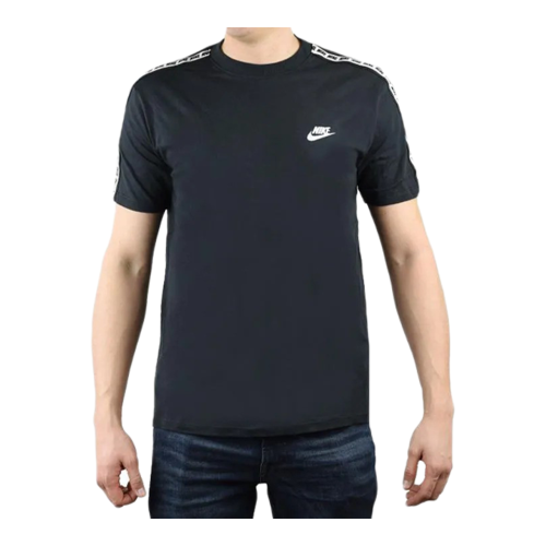 Nike Nike Tape Repeat Tee Black UK S