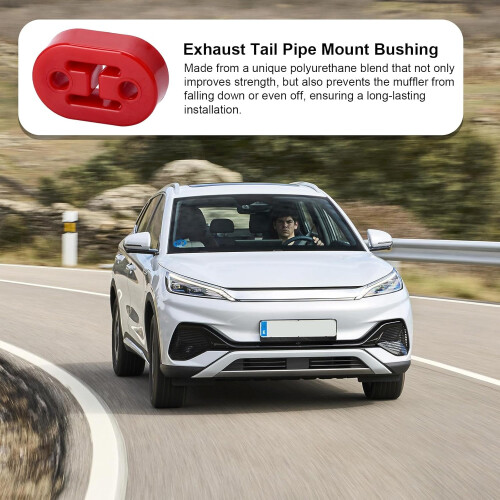 Exhaust Muffler Hanger  Mount Rubber Bracket  Universal Car Exhaust Rubber Mount 2