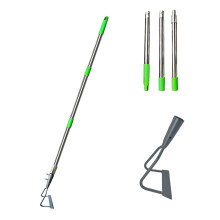 Hoeing Rake Gardening Tool - Heavy-Duty Turf Hoeing Shovel for Vegetable Garden Weeding Soft Soil Cultivation