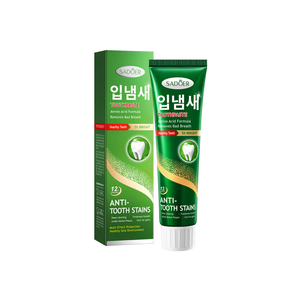 Clean teeth stains and remove bad breath toothpaste SADOER tooth toothpaste