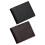 Portefeuille mince en PU pour hommes élégants, avec-Noir 2