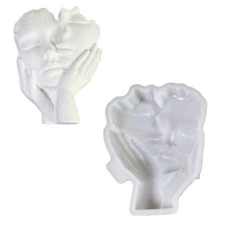 Face Mold for Candle Making Desktop Ornament Mold for DIY Crafts
