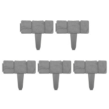 Flexible Garden Fence Panels Garden Edging Border Lawn-5 pieces