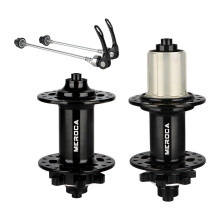Bicycle Rear Hub with Quick Release Lever Replacement Disc Brake Through Axle 120 Sounds Accessories 5 Pawls Bicycle Disc Hub Black