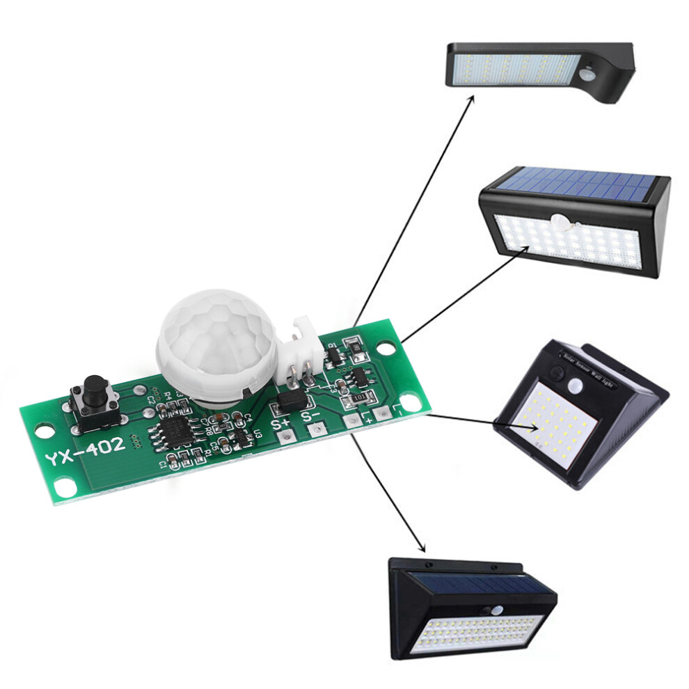 Solar Lampe Platine Infrarot Menschlichen 7406045369608
