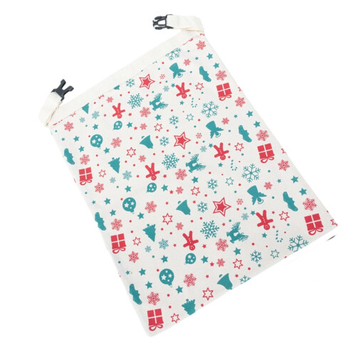 Multipurpose Bees Wax Cotton Bread Storage Bag-Christmas style