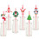 Christmas Tree Paper Straws Disposable Party Decorations 7