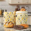 Multipurpose Bees Wax Cotton Bread Storage Bag-Christmas style 7