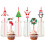 Christmas Tree Paper Straws Disposable Party Decorations 6