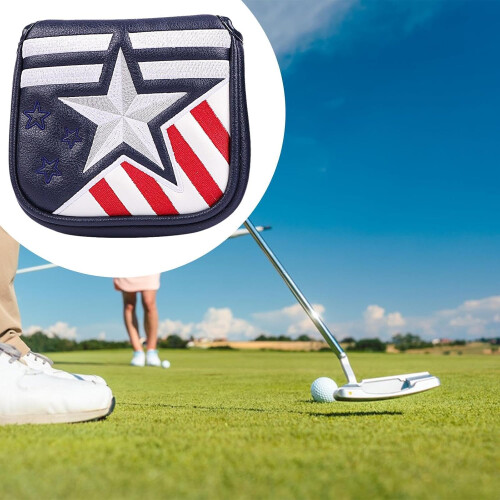 Portable Mallet Putter Protector, for Golf Enthusiasts Square 2