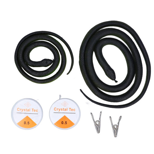 Set Schlange Streich mit String Clip Lebensechte 1