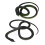 Set Schlange Streich mit String Clip Lebensechte 10