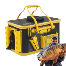 Bait Bucket, multifunctional, portable, insulated container with carrying bag.