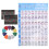 1Set Professionele Ukulele Oefenstickers Met Kleurcodes En Plectrums 1