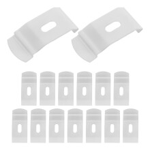 15St Witte Metalen Raamaccessoires Verticale Jaloezie Beugel Clips