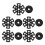1Set Trekkingstock Gummipuffer Mit Mud & Snow Schutz 10