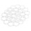 2Pcs Acrylic Flower Arranging Disk Clear Floral Grid Tool for Home Use 1