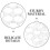 2Pcs Acrylic Flower Arranging Disk Clear Floral Grid Tool for Home Use 9
